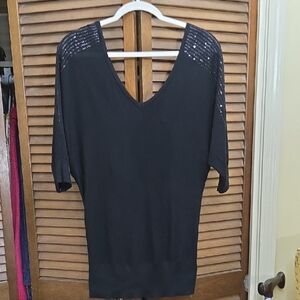 FINAL OFFER!!! White House Black Market Black Knit Top